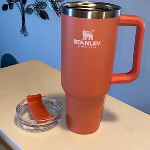 Stanley Orange Insulated Travel Mug with Handle